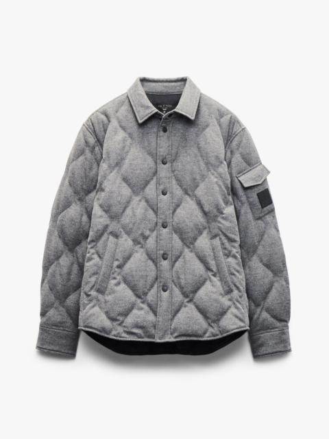 rag & bone Dane Wool-Cashmere Quilted Shirt Jacket