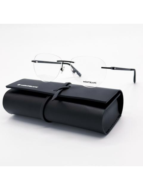 Montblanc NEW MONTBLANC EYEGLASSES MB0186O 001 BLACK MEN EYEWEAR