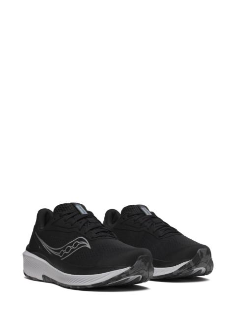 Saucony Saucony Echelon 10 Hybrid Running Shoe in Black/Silver at Nordstrom