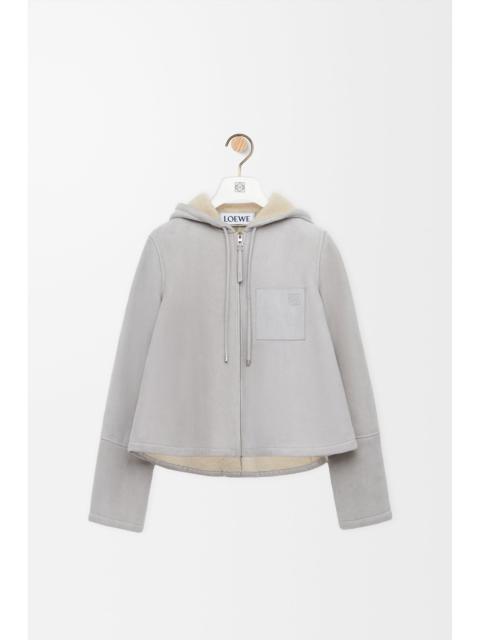 Loewe Loewe Shearling Hoodie Jacket