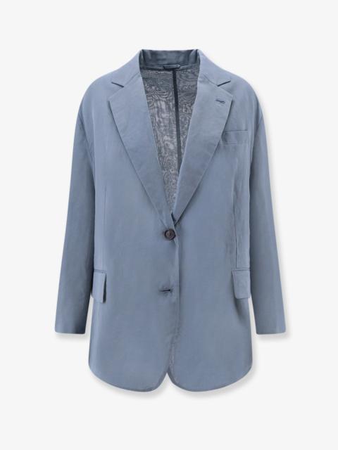 Brunello Cucinelli Brunello Cucinelli Women Deconstructed Cotton Blazer