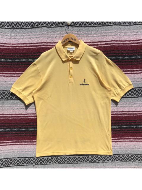 Other Designers Vintage × Yves Saint Laurent - 💥Distressed💥Vintage Yves Saint Laurent Polos Tee YSL