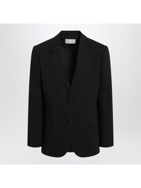 AMI Paris Ami Paris Black Straight Wool Blazer Men