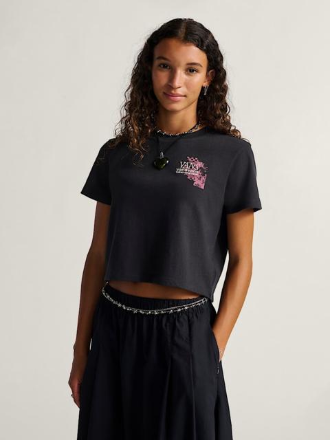 Vans Negative Floral Crop T-Shirt