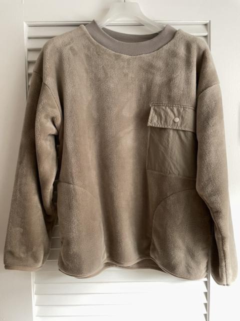 Other Designers Muji - MUJI LABO Grey / Brown Fleece Sweater Unisex