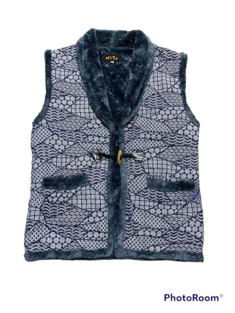 Other Designers Traditional Weatherwear - Japanese Traditional Vest Fleece