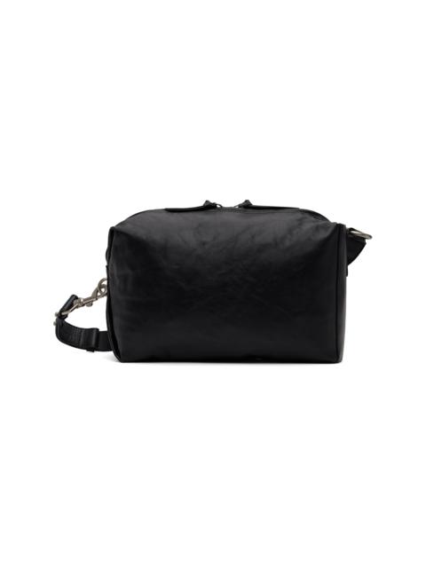 Dries Van Noten Black Leather Crossbody Bag