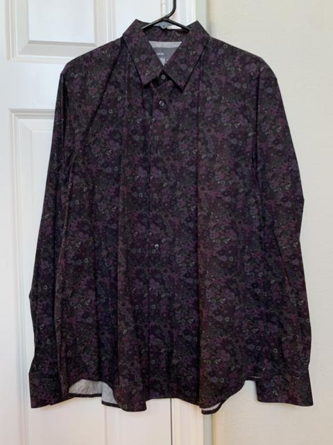 Other Designers Vince - Xl floral purple black shirt cotton