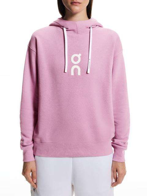 On Club Oversize Organic Cotton Blend Hoodie in Sakura at Nordstrom
