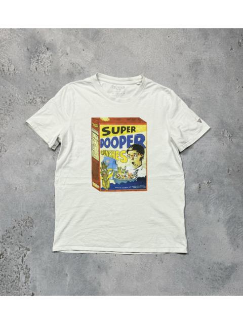 Other Designers Vintage - Guess t shirt super dooper crunches humor print
