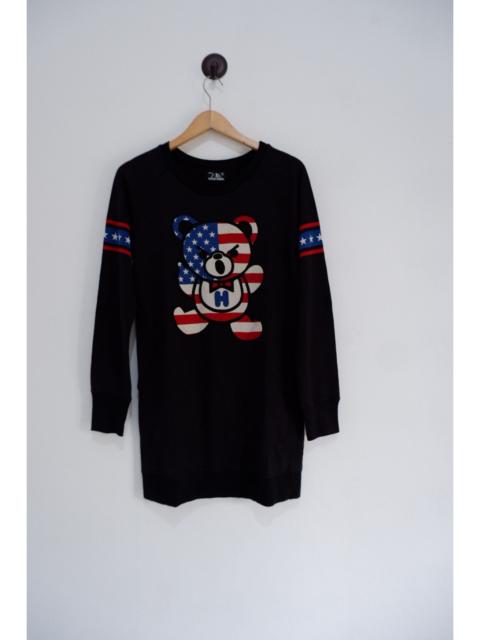 Hysteric Glamour Hysteric Glamour Bear Fuck you Long Crewneck