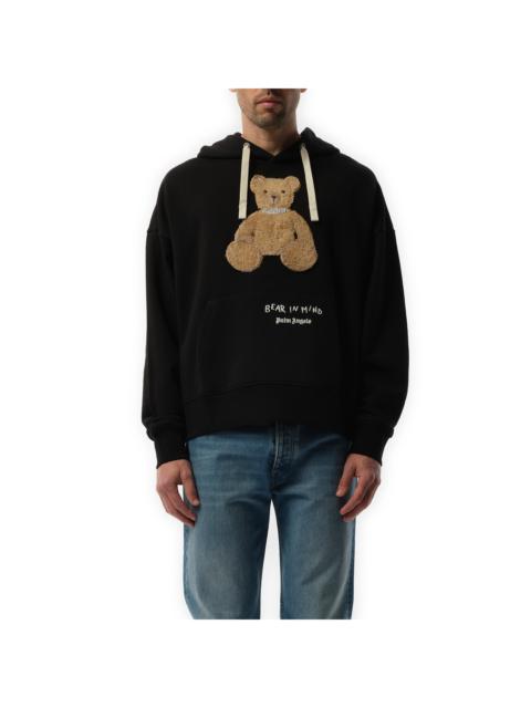 Palm Angels Bear in Mind Hoodie in Black/Brown