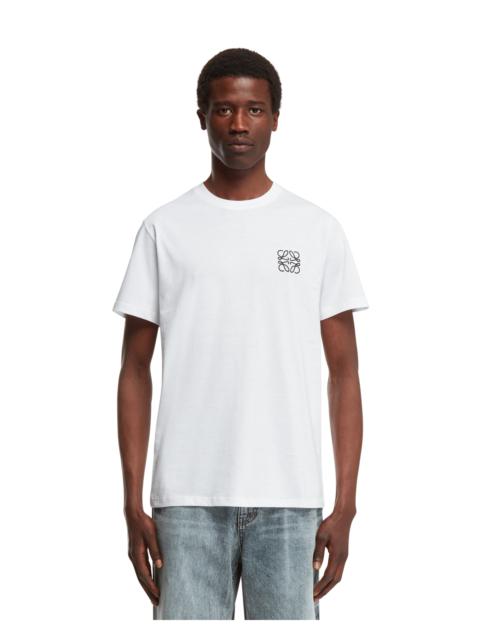 White Anagram Cotton T-Shirt