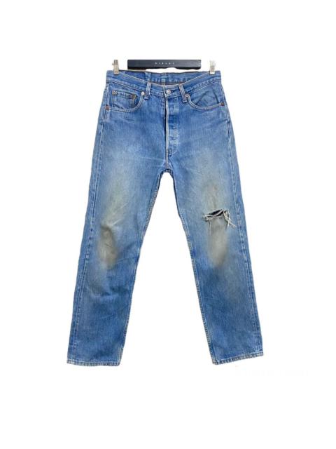 Levi's Vintage 90s Levis 501 Distressed Jeans 31x30