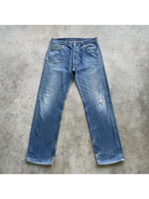 Levi's 90s Levi’s 501 USA Vintage Faded Jeans Distressed Pants W36