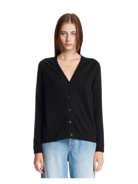 The Row Black Liberty Cashmere Cardigan