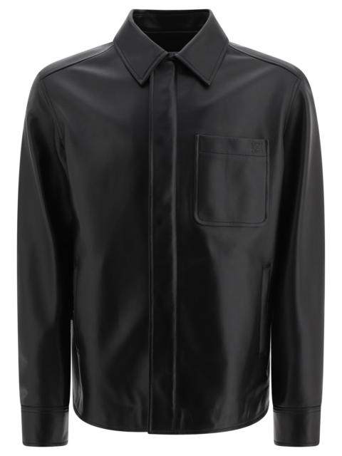 Loewe Overshirt In Nappa Lambskin