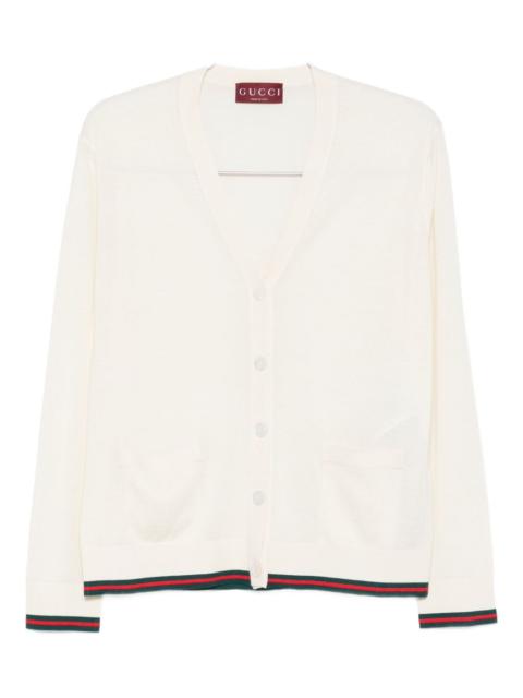 GUCCI Gucci Women Cashmere And Silk Vlend Cardigan
