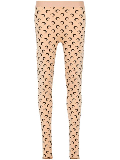 Marine Serre Marine Serre Women Moon Stirrup Leggings