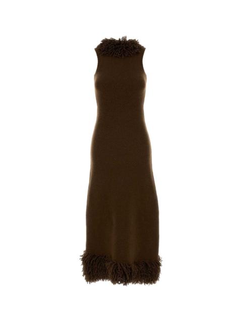 Loewe Loewe Women Brown Wool Blend Dress