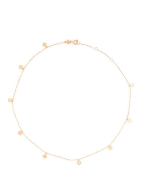 TORY BURCH Tory Burch Forget Me Not 18kt Gold-plated Necklace