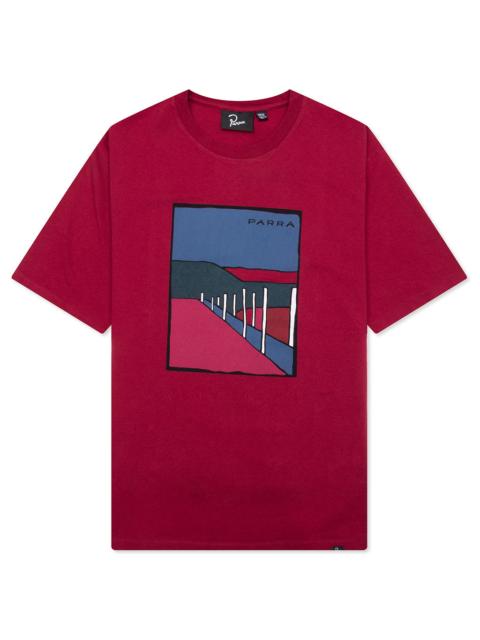 by Parra BEACH PARKING T-SHIRT - RASPBERRY