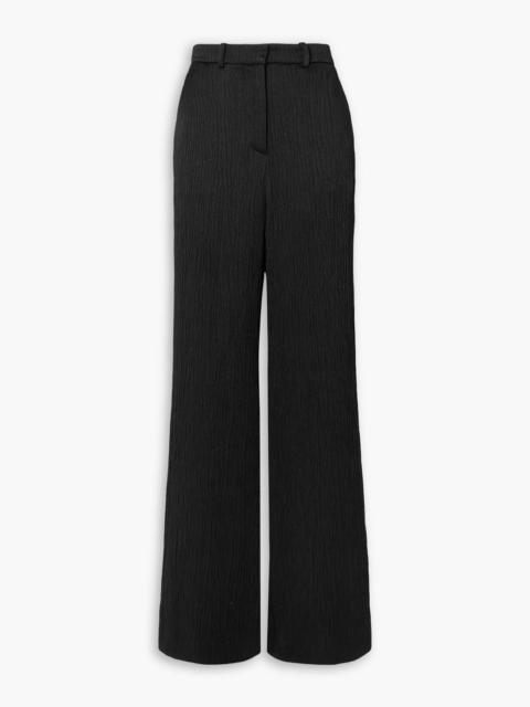 JOSEPH Morissey crinkled-satin straight-leg pants