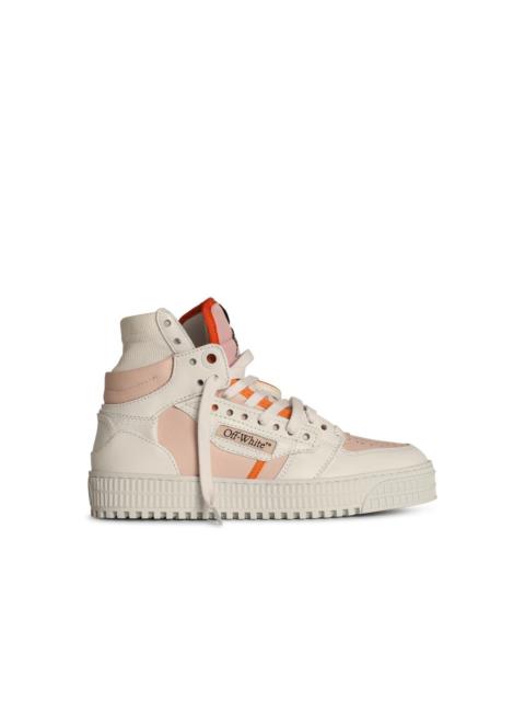 Off-White Off-White '3 Off Court' Leather Blend Sneakers Nude Women