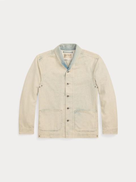 RRL by Ralph Lauren Washed Indigo Selvedge Denim Overshirt