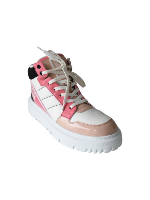 Dior Dior D-Player Sneaker Nylon Calfskin Multicolor Pink