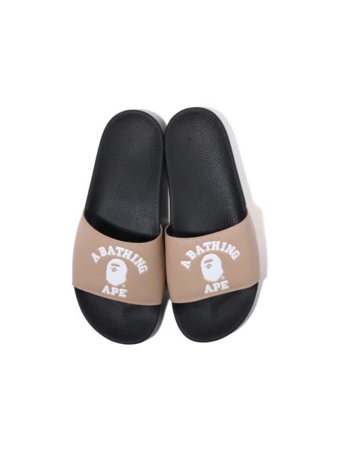 A BATHING APE® A Bathing Ape College Slide Sandal Online Exclusive Beige (2022)