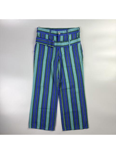 Comme des Garçons Homme Plus CDG Homme Plus - F/W 2001 - Belted Stripe Pants