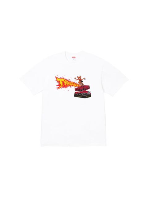 x Thrasher Back Tail "White" T-shirt