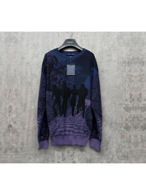 Louis Vuitton Louis Vuitton (LV) all-over embroidered logo sweater