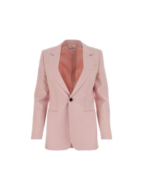 Burberry BURBERRY Pink Wool Blazer New & Authentic (Women's size:16;)
