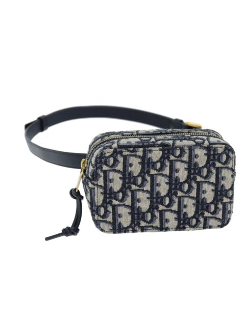 DIOR Trotter Canvas Waist Bag Navy