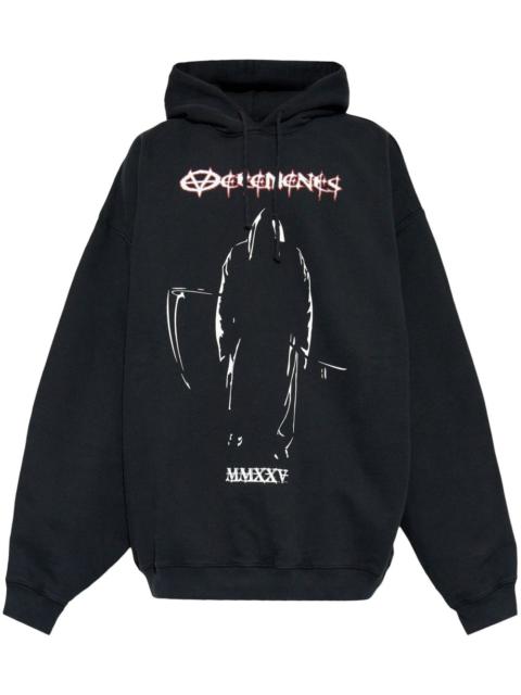 VETEMENTS LOGO HOODIE (BLACK)