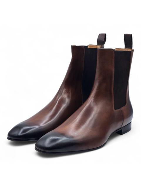 Roadie Leather Flat Boots Brown EU 45 US 12 - NWB $1295