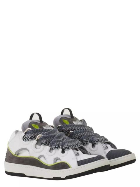Lanvin Curb Leather Sneakers