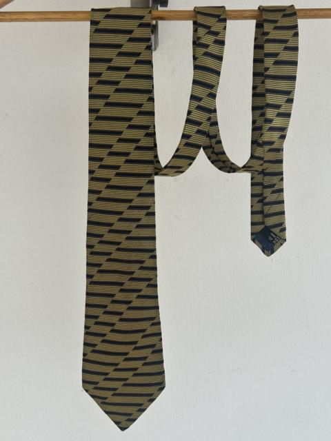 FERRAGAMO Salvatore Ferragamo Vintage Tie Gold Black