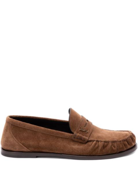 SAINT LAURENT Saint Laurent Men Laurent Suede Loafers