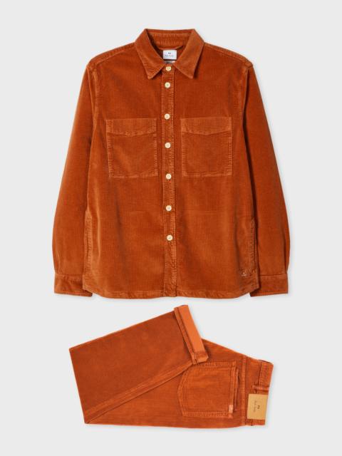 Paul Smith Rust Corduroy Co-ord