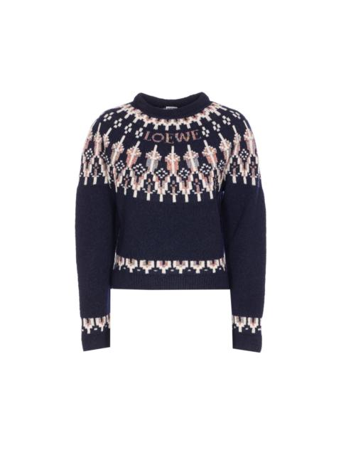 Loewe Loewe Women Fair Isle Motif Sweater