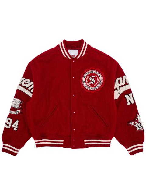 Supreme Supreme Veritas Varsity Jacket Red - 28ab7cf4-523e-4d7b
