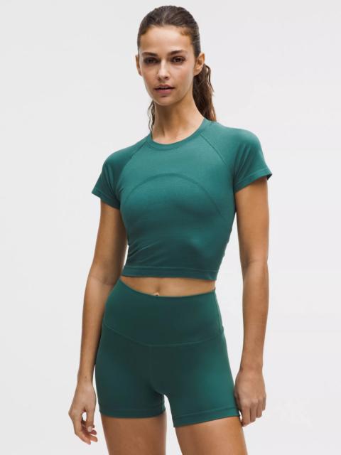 lululemon Swiftly Tech Cropped Short-Sleeve Shirt 2.0