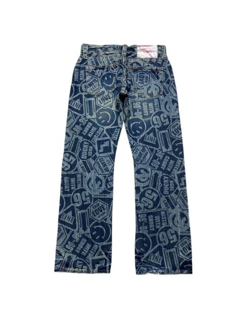 Co&Lu Full Printed Denim Jeans