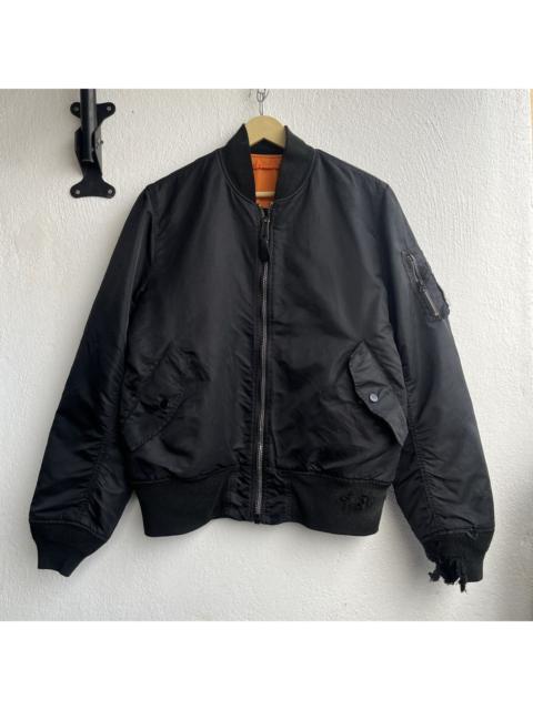 ALPHA INDUSTRIES VINTAGE ALPHA INDUSTRIES AVIREX MA-1 BOMBER FLIGHT JACKET