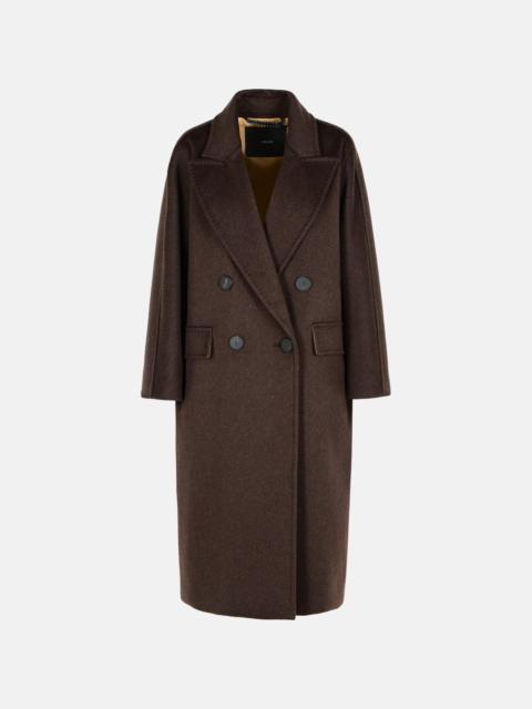 Max Mara MALE OVER COAT IN CACHEMIRE, ALPACA AND BROWN WOOL