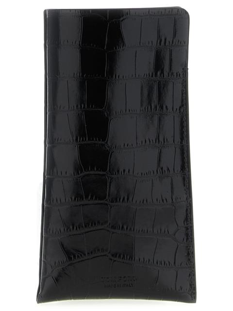 TOM FORD Leather Spectacle Case Sunglasses Black