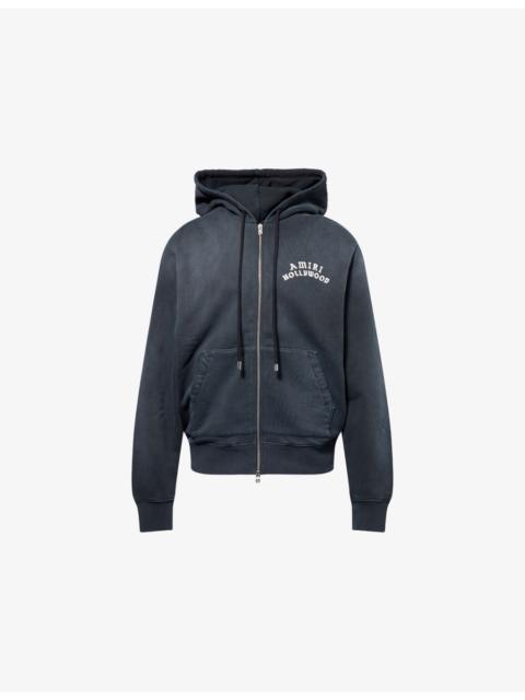 AMIRI Holly Embossed-Logo Cotton-Jersey Hoody